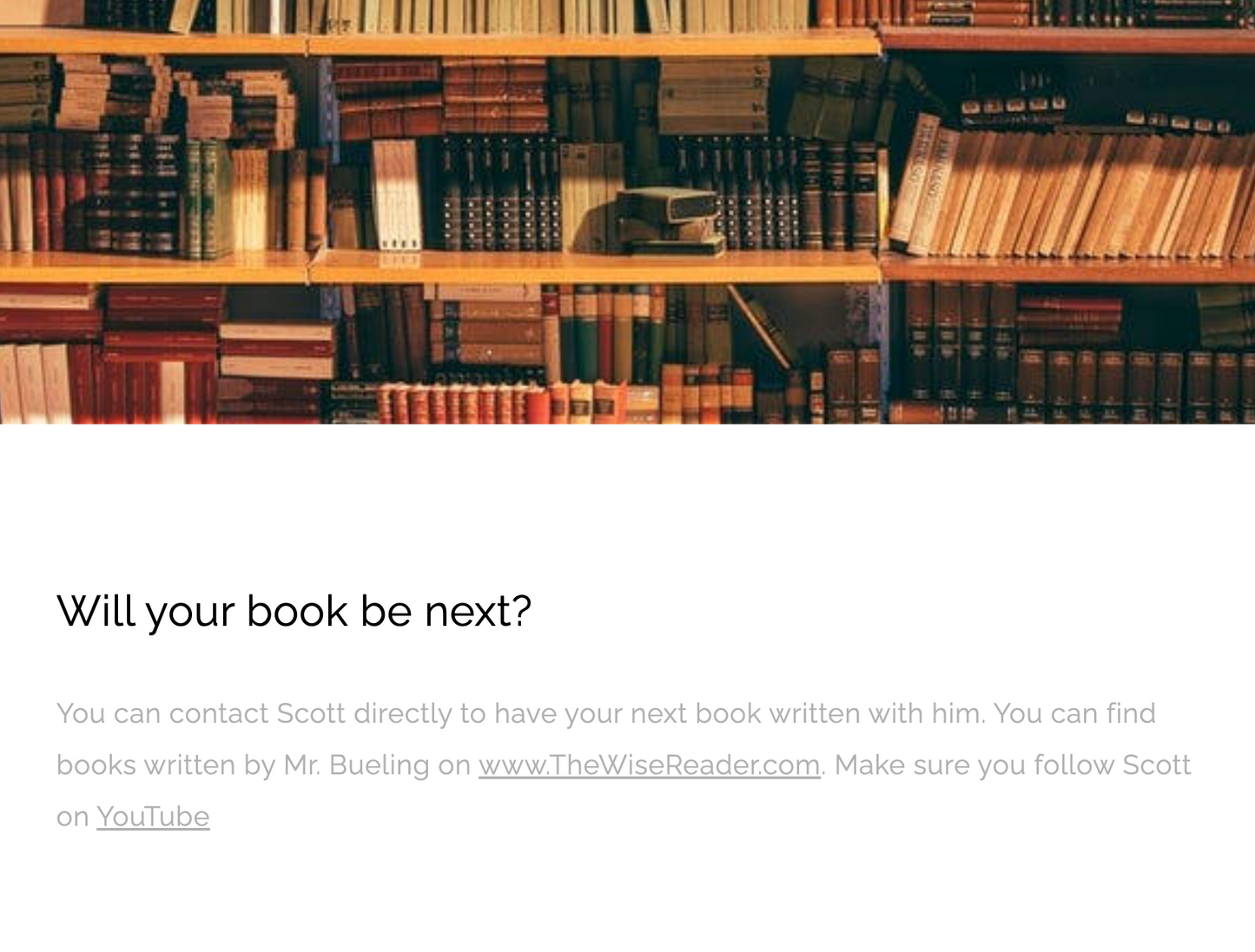 Author Landing Page